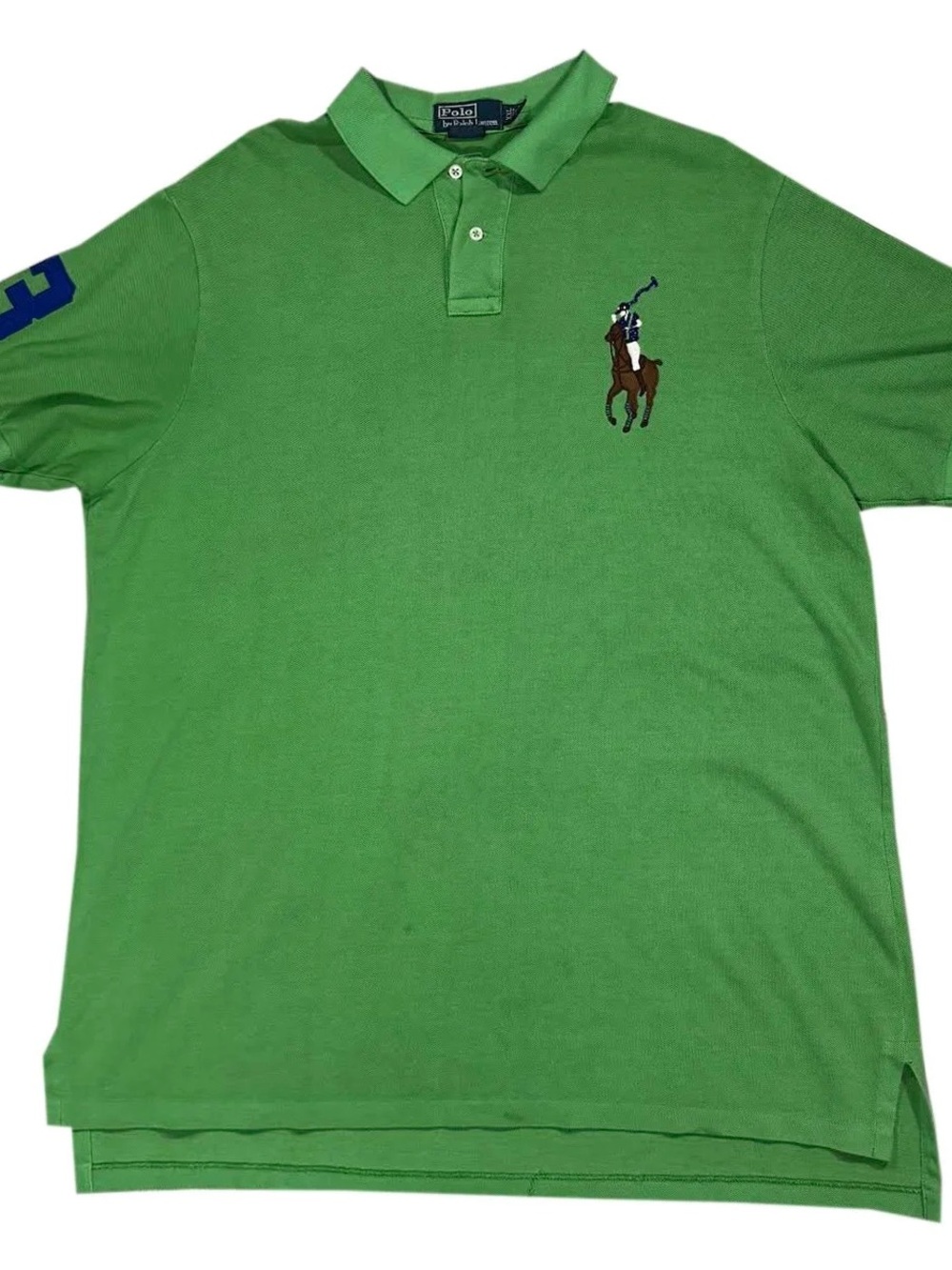 Vintage Polo Ralph Lauren Big Pony Beaded Rugby (Size XXL)
